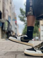 J1 low travis scott olive / اولیو - تصویر 2